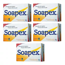 Kit 5 Sabonete Soapex - 80g Cada