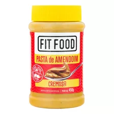 Pasta De Amendoim Cremosa Integral Fit Food Pote 450g