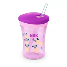 Vaso Action Cup Con Sorbete De Silicona Morado