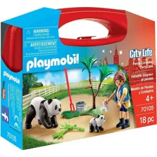 Playmobil 70105 City Life Maletin De Pandas Y Cuidadora