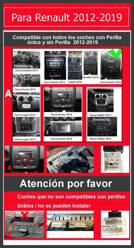 Radio Gps Estereo Pantalla Para Renault Sandero Duster Dacia Foto 6