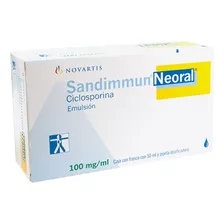 Sandimmun Neoral Emulsión 100 Mg/ml Caja Con Frasco Con 50 M
