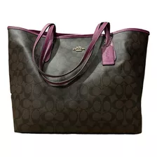 Bolso Coach City Tote In Signature Canvas 100% Original