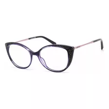 Gafas Swarovski Sk5362 081, Color Violeta Brillante, Ojo De