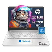 Laptop Hp 14 Intel Celeron N4120 128gb Ssd 8gb Ram 4 Nucleos