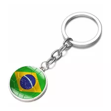 Brasil Llavero - Llavero Futbolero Brasil Futbol Verde Amare