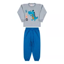 Conjunto Moletom Infantil Menino Inverno Flanelado Masculino