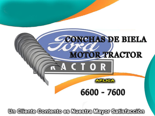 Conchas De Biela Motor Tractor Ford 6600 7600
