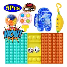 5kit Fidiget Toy Kit Completo De Brinquedos Fidget Para Adul