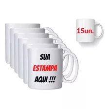 15 Caneca Xicara Personalizada Sua Arte Aqui Frete Rápido