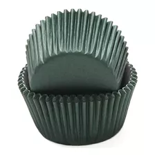 Chef Craft Classic Cupcake Liners, 50 Unidades, Verde Oscuro