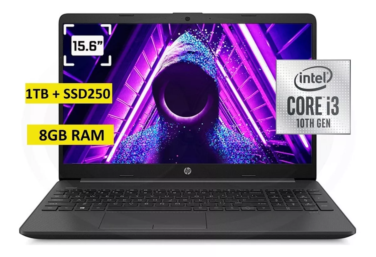 Laptop Hp 250 G8 15.6 I3-1005g1, Ram 8gb, Hdd 1tb+ssd 250gb
