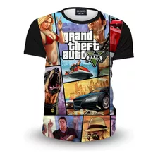 Playera Adulto Grand Auto Gta Video Juegos Moda Full Print