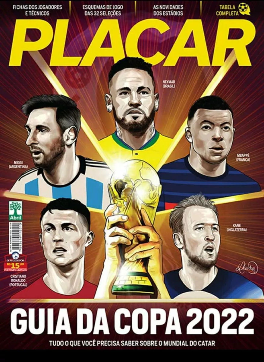 Revista Placar Edição Mensal Especial Com Guia Da Copa