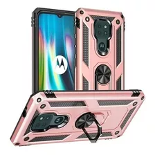 Funda Case Motorola G9 Play + Mica Cristal Premium 21d