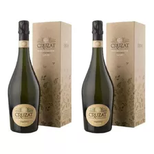 Estuche Champagne Cruzat Single Vineyard Organico X750cc X2