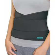 Faixa Abdominal Preto C/ Haste Flexivel