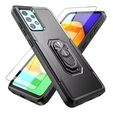 Funda Negra Para Samsung Galaxy A53 5g, + Protector 