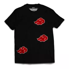 Camiseta Akatsuki Uniforme Nuvem Naruto Xg Plus Size 