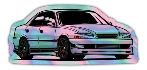 Stickers Autos Jdm Japoneses Nissan Skyline R34 Holografico Foto 5