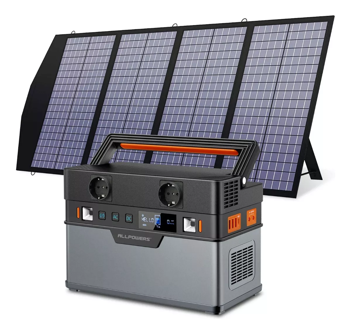 Allpowers Solar Generator, 110v/220v Portable Power Station,