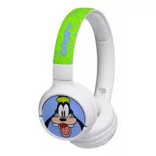 Audífonos Bluetooth Disney Goofy Blanco Verde