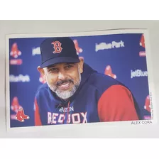 Card Foto Alex Cora Baseball Beisebol - Boston Red Sox