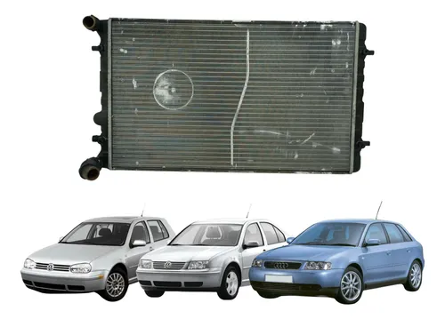 Radiador Agua Vw Golf 99/14 Bora 99/05 A3 99/06 Usado