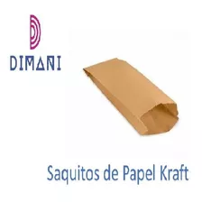 Bolsa Saquito Papel Kraft 7 Kilos X 500 Unidades