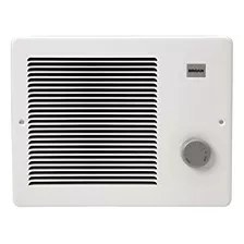 Wall Heater, White Grille Heater With Built-in Adjustab...