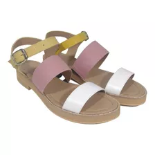 Sandalias De Mujer De Cuero Numeros 41 42 43 Y 44 Env Gratis