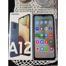 Celular Samsung A12 Color Azul 128gb