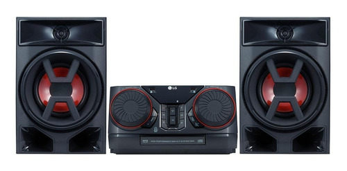 Minicomponente LG Xboom Ck43 Negro Con Bluetooth 300w De Potencia - 220v
