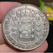 Moeda 960 Reis 1815 - Var 7a S 8 R. De 1804 Méx. Carlos Iv