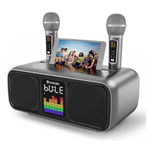 Máquina De Karaoke Adultos Y Niños, 2 Micrófonos Ina...