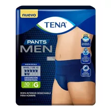 Ropa Interior Desechable Tena Pants Men Talla G X10