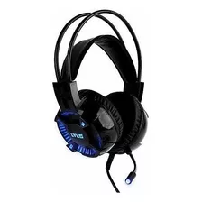 Auriculares Para Juegos Lvlup Lu732 Deluxe Con Luces, Negro