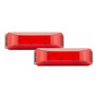 10 Pzas Plafones Laterales 10 Leds Rojos 12-24 V Tunelight