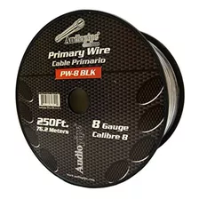 Nippon Pw8bk 250 Power Wire 8 Gauge Negro