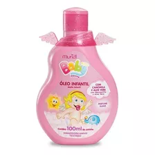 Óleo Corporal Para Bebê Infantil Baby Menina 100ml Muriel 