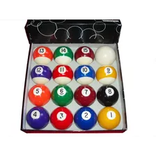 Juego De Bolas Para Pool Ø 54mm Y Blanca Ø 57mm