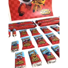  Golosinas Personalizadas X 30 Super Wings Candy Bar 