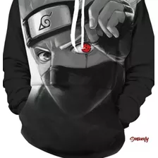 Blusa De Frio, Casaco Moletom Estampa Kakashi 