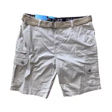 Pantalones Cortos Para Hombre, Cargo Short, Beige