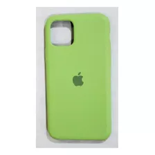 Funda Similar iPhone 11 Pro Verde Claro Silicona