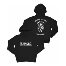 Sudadera Con Gorro Sons Of Anarchy Jax Motos Rock Adulto 