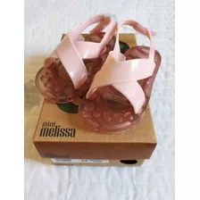 Sandalias Melissa Mini Miel Talle 22 Rosas