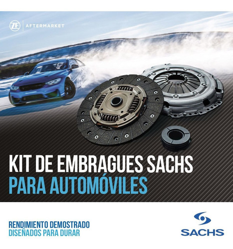 Kit Clutch Volkswagen Golf A4 Gti 2001 Dmf 1.8 4cil Sachs Foto 2