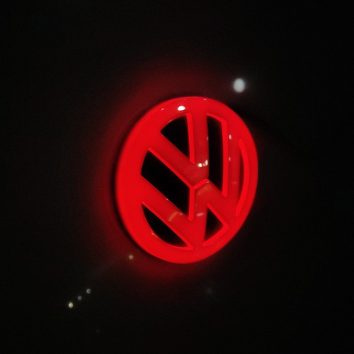 Logotipo Led Volkswagen 4d Color Vw 11 Cm Foto 6