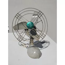 Ventilador De Mesa Antiguo Funcionando Eslabon De Lujo